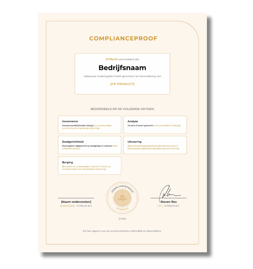 ComplianceProof visual