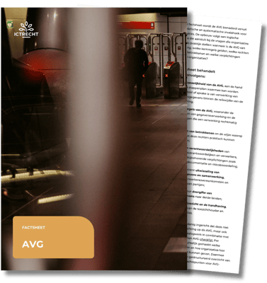 Factsheet AVG voorkant
