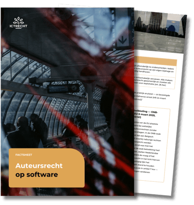 Factsheet IE - auteursrecht op software