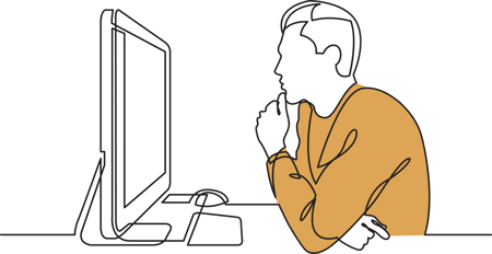 ICTRECHT Illustratie e-learning - Oker RGB