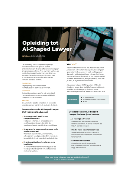 One Pager - ASL Foundation visual